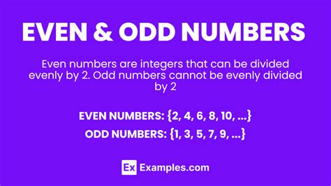 Even and Odd Numbers ( Definition, Properties, and Examples) .